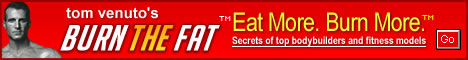 468 X 60 red burn the fat banner