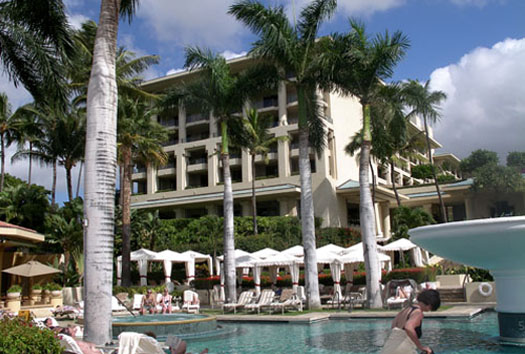 the hotel